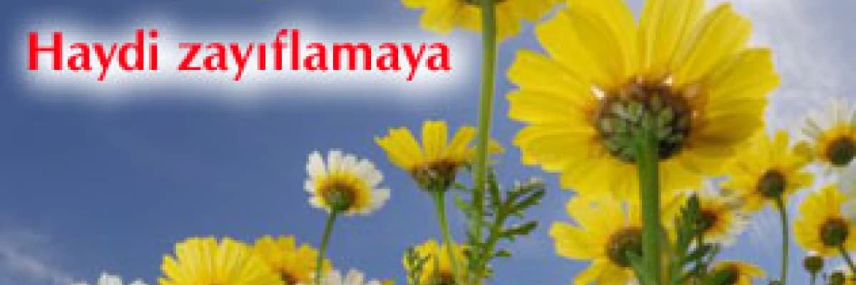 Bahar geldi haydi zayıflamaya