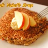 ELMALI YULAFLI SAĞLIKLI KREP