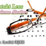 Kontakt lens uygulama alanları