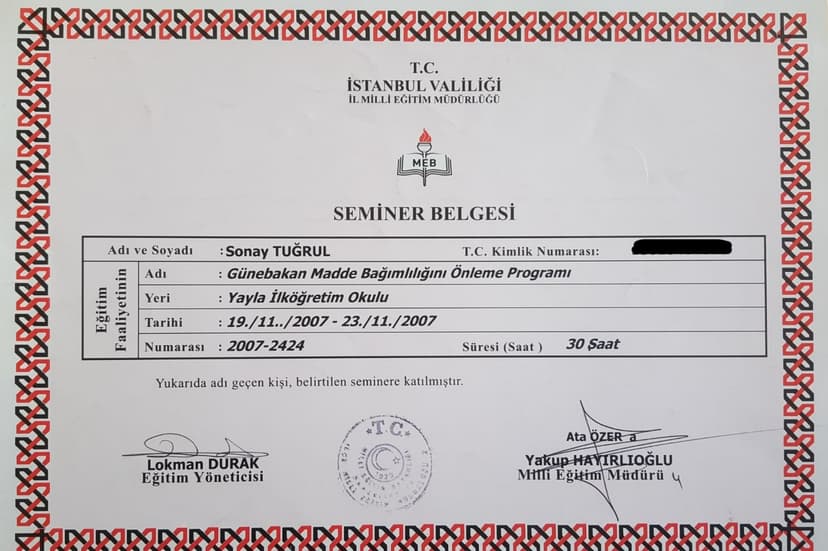 Madde Bağımlılığını Önleme Programı-2007