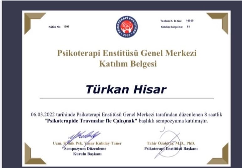 Psikoterapide Travmalar İle Çalışmak