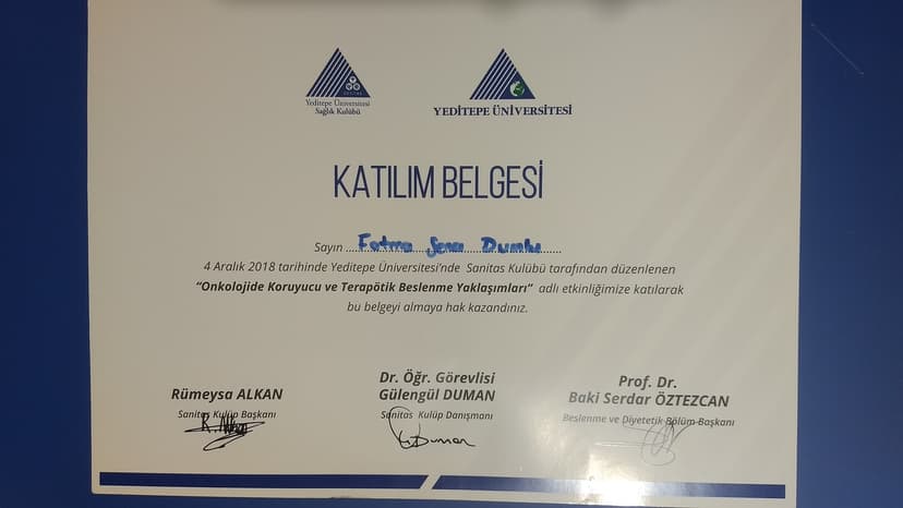 Katılım Belgesi
