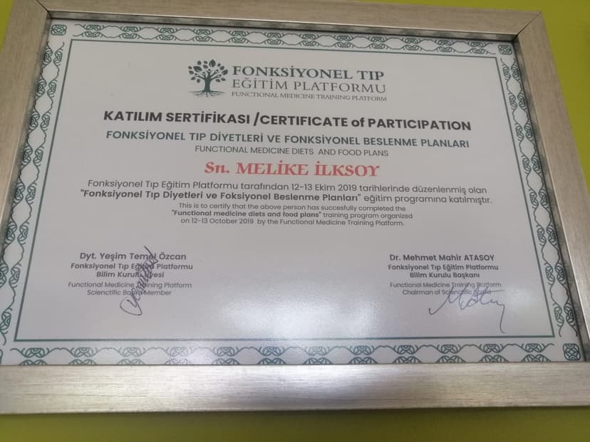 FONKSİYONEL TIP DİYETLERİ VE BESLENME PLANLARI