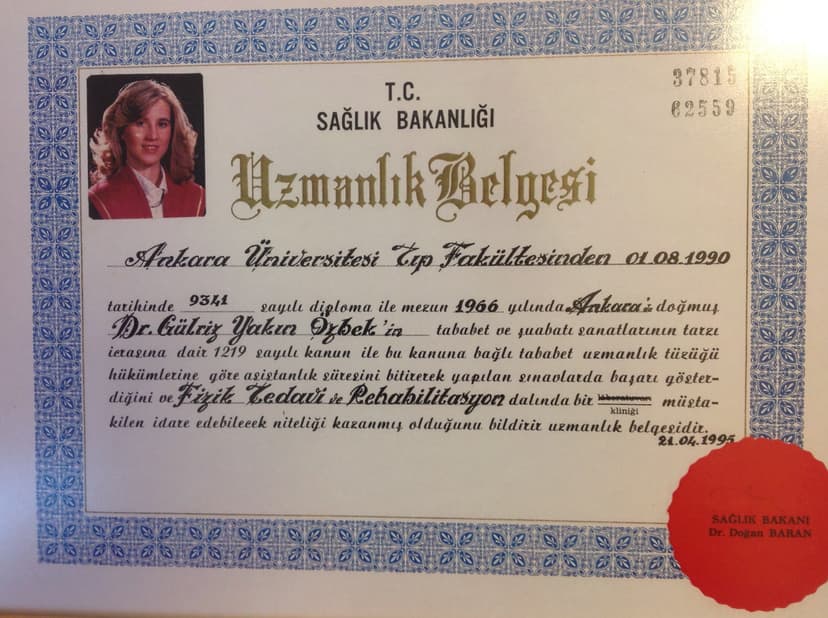 Uzmanlık Belgesi