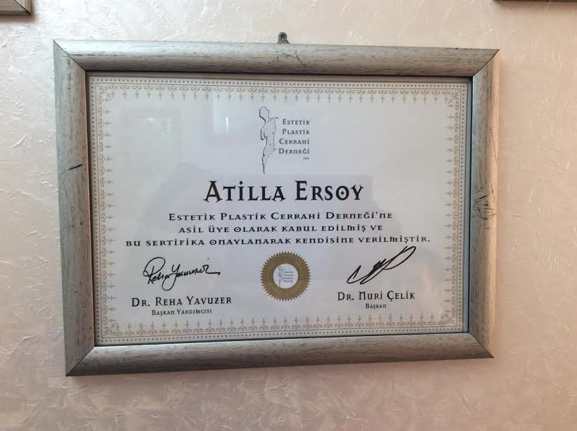 Estetik Plastik Cerrahi Derneği Asil Üye