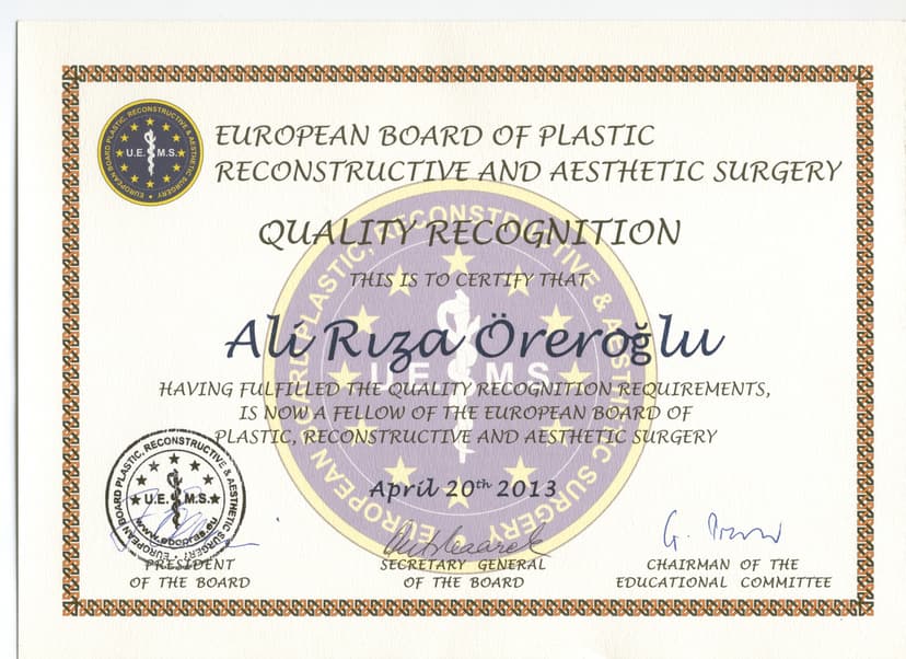 European Board of Plastic Surgery