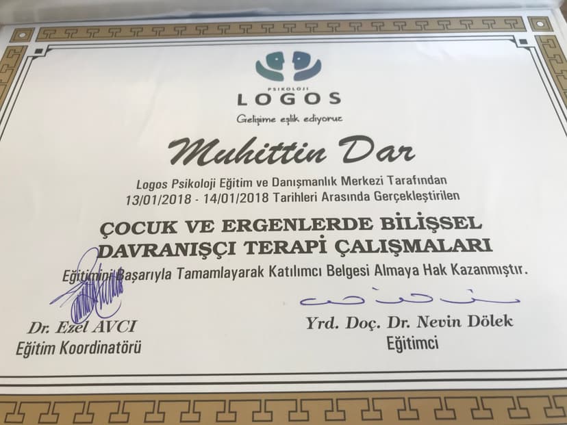 Çocuklarda Bilişsel Davranışçı Terapi