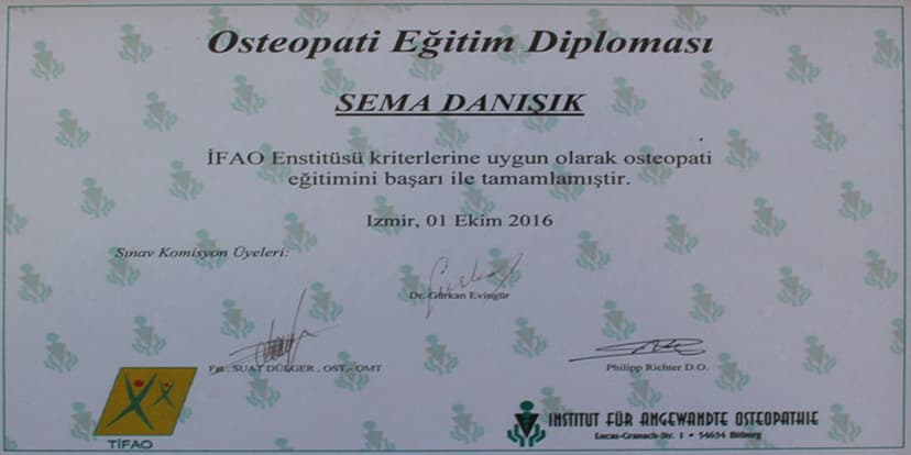 Osteopati diploması