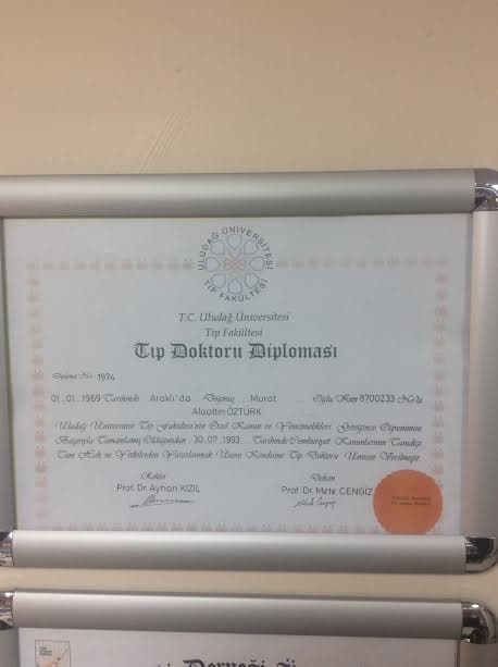 Tıp Doktoru Diploması