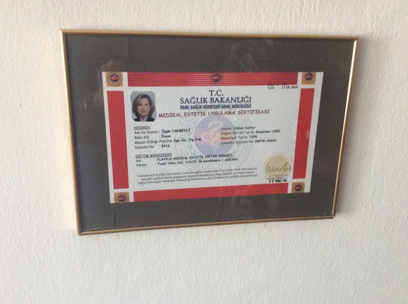 Medikal Estetik Uygulama Sertifikası