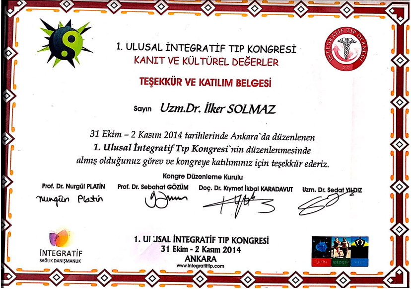 2014 integratif tıp kongre