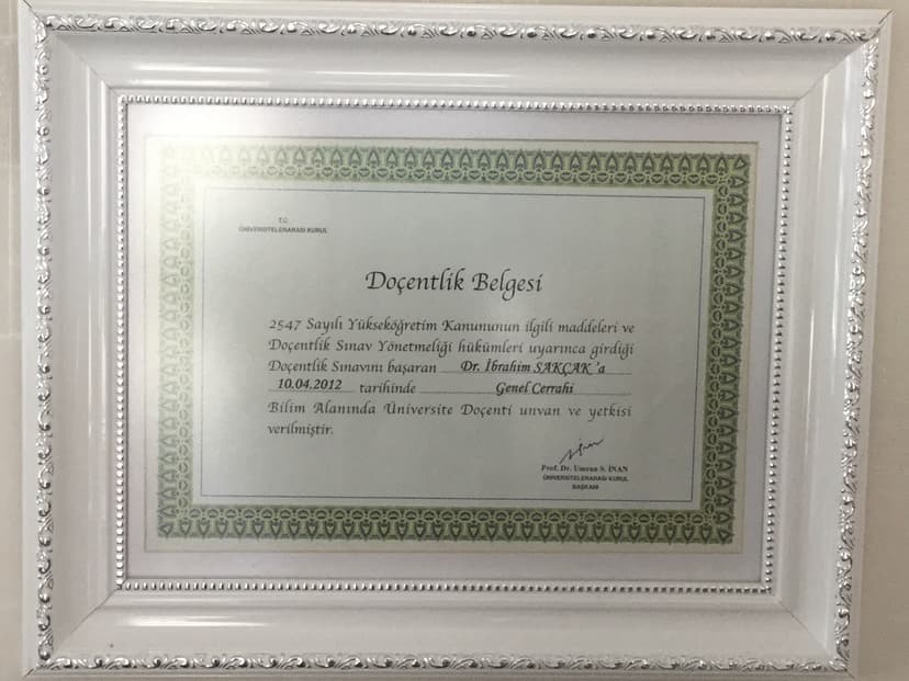 Doçentlik Belgesi