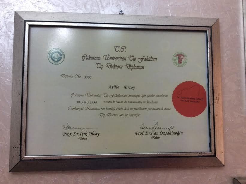 Tıp Doktoru Diploması