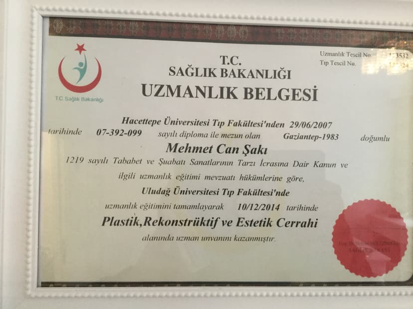 Uzmanlık Belgesi