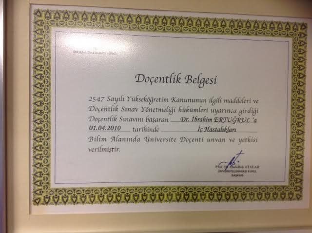 Doçentlik Belgesi
