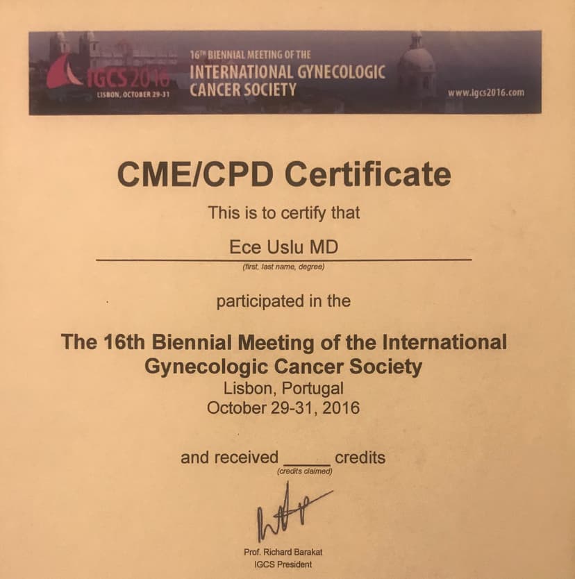 International Gynecologic Cancer Society
