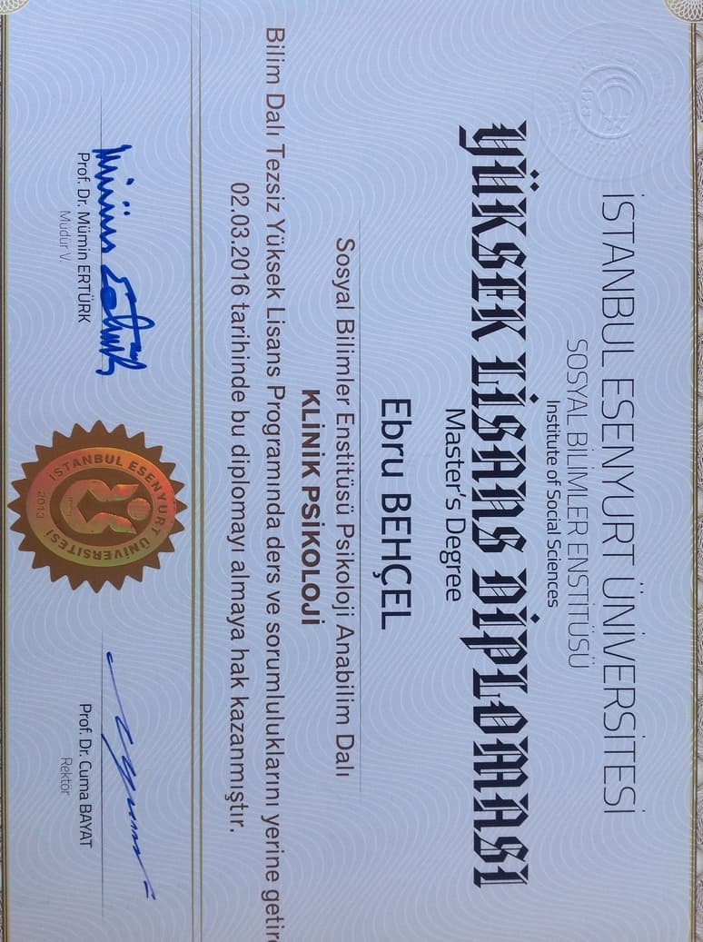 Yüksek Lisans Diploması