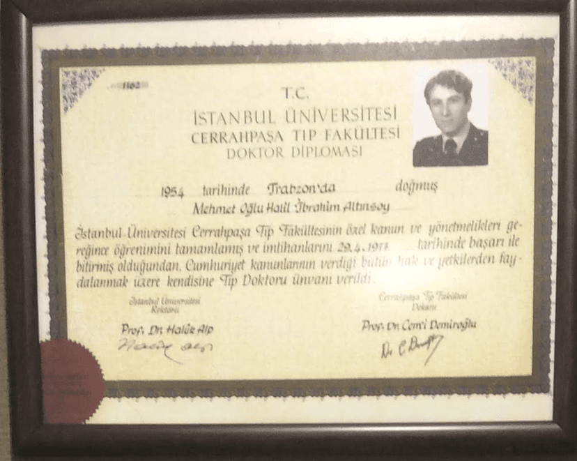 Tıp Doktoru Diploması