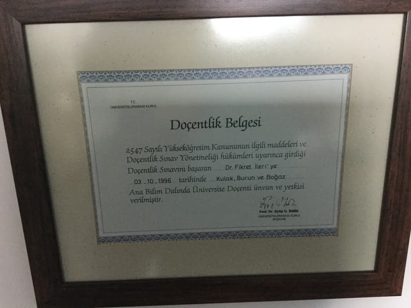 Doçentlik Belgesi