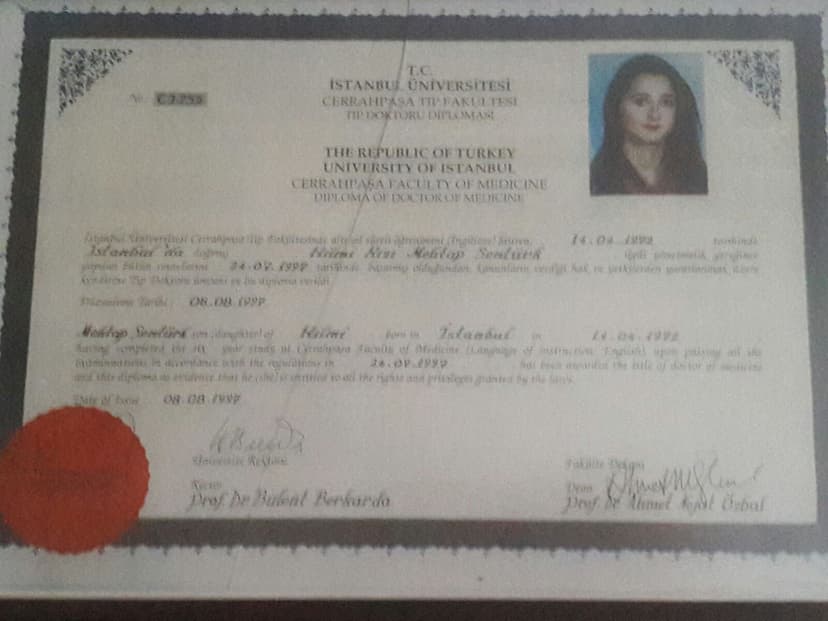 Tıp Doktoru Diploması