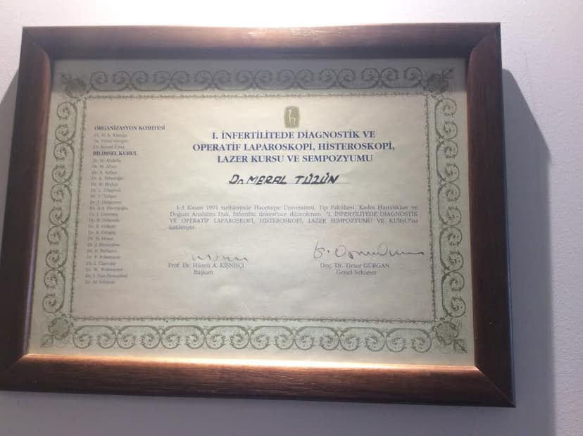 1. Infertilitede Diagnostik ve Operatif Laparoskopi, Histeroskopi Lazer Kursu ve Sempozyumu