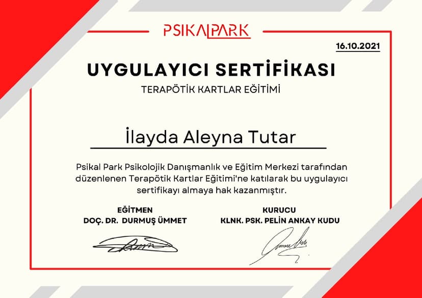 Terapötik Kartlar Eğitimi