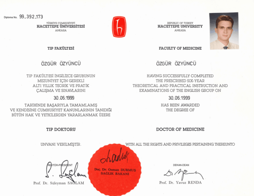 Tıp Fakültesi Diploma