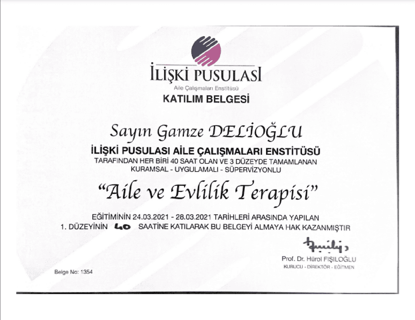 Aile ve Evlilik Terapisi