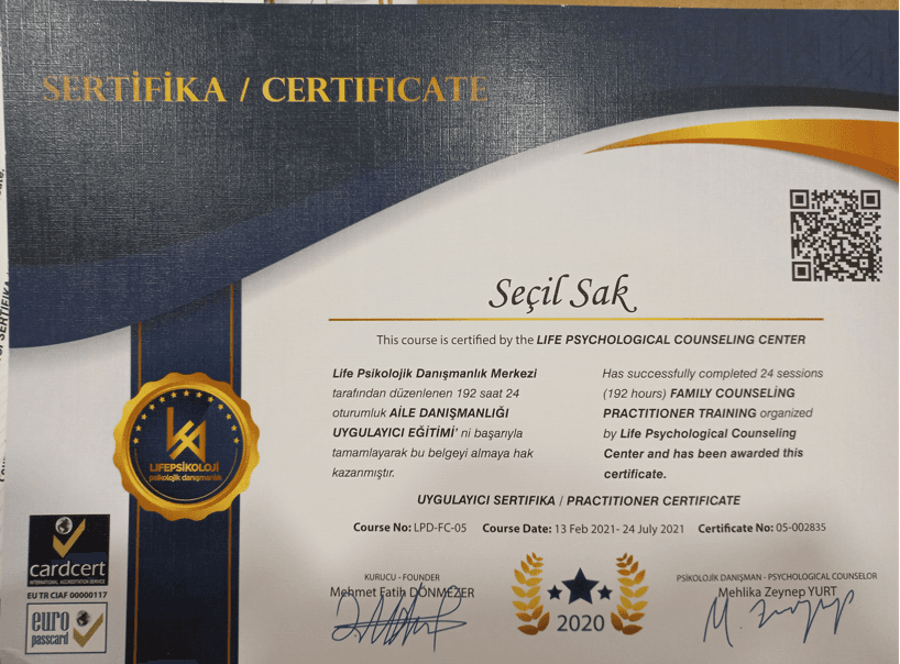 Aile Danışmanlığı Uygulayıcı Eğitimi