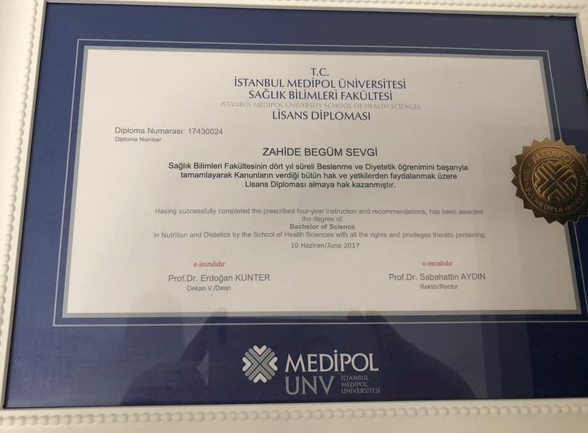 Onur Belgesi - Medipol Üniversitesi