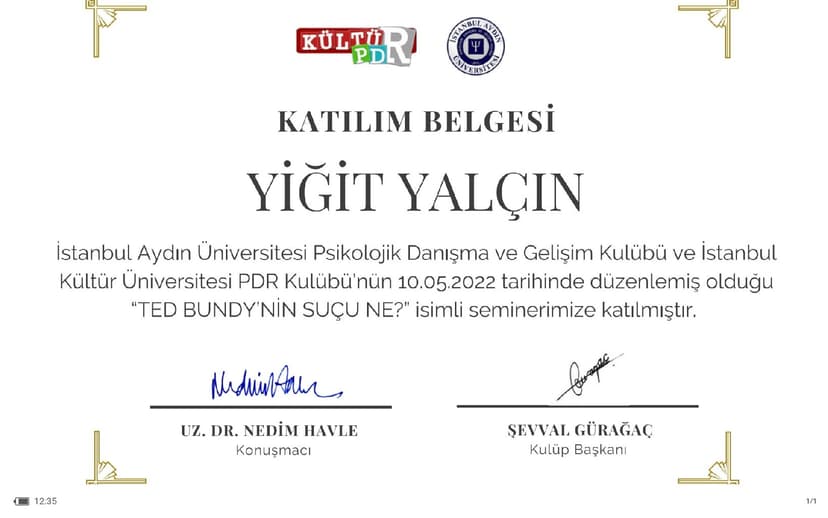 Ted Bundy vaka incelemesi