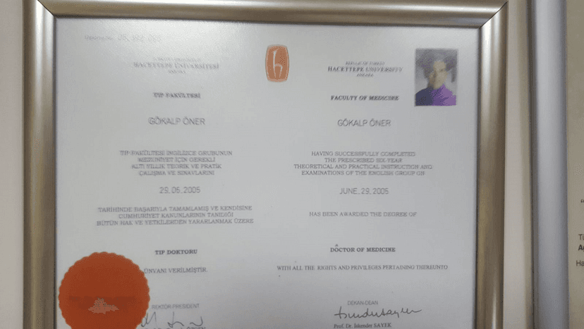 Tıp Doktoru Diploması