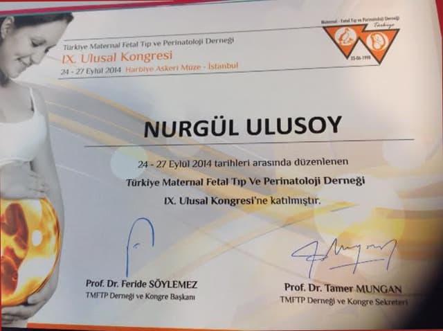 Maternal Fetal Tıp ve Perinatoloji Derneği  IX. Kongresi