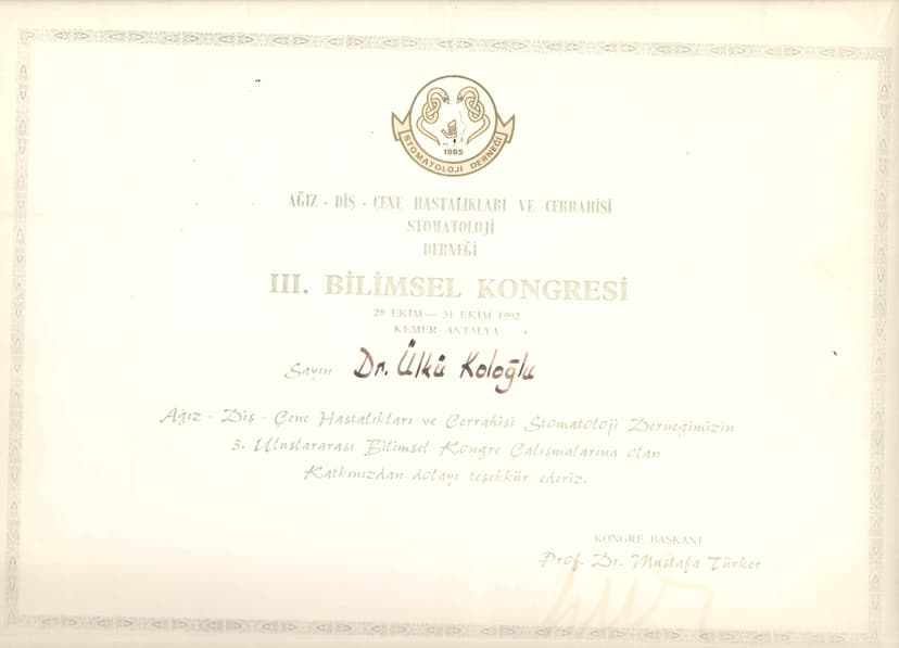 Ağız, Diş, Çene Hastalıkları ve Cerrahisi