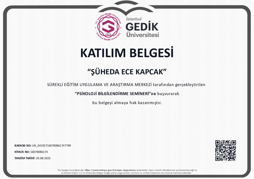 sertifika