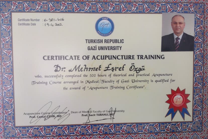 Acupuncture Certifica