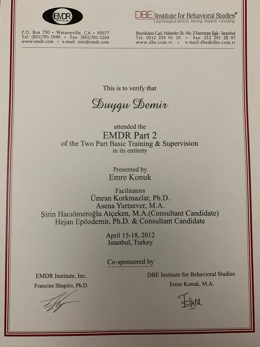 Emdr 2.düzey