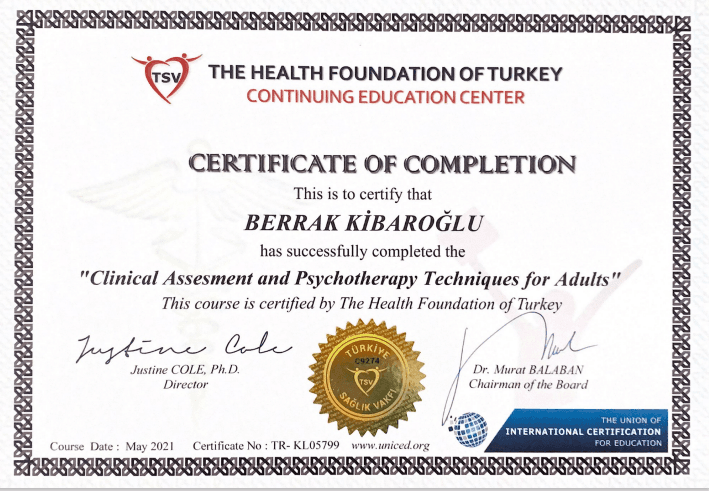 Clinical Assesment and Psychotherapky Techniques for Adults