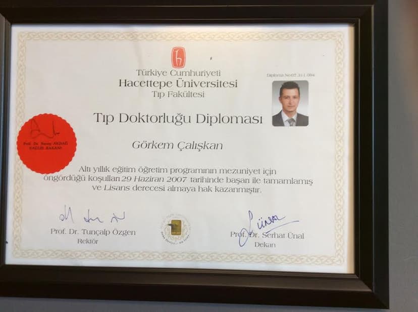 Tıp Doktoru Diploması