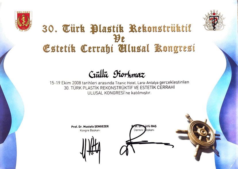 30. Türk Plastik Rekonstrüktif ve Estetik Cerrahi Ulusal Kongresi