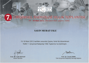 7.Girişimsel Radyoloji Yıllık Toplantısı