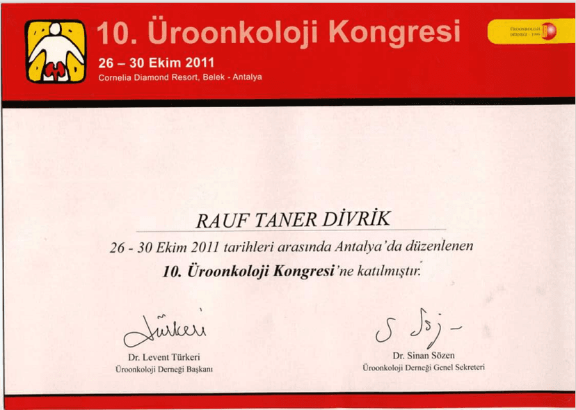 10. Üroonkoloki Kongresi