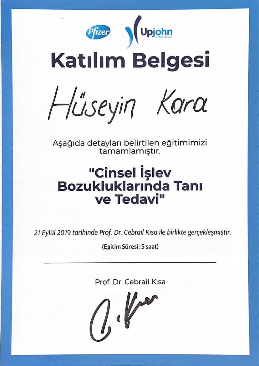 Cinsel İşlev Bozukluklarında Tanı ve Tedavi