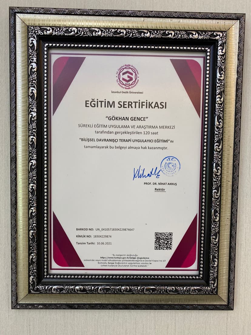 BİLİŞSEL DAVRANIŞÇI TERAPİ