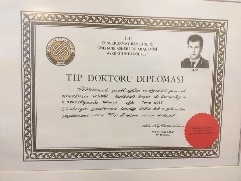 Tıp Doktoru Diploması