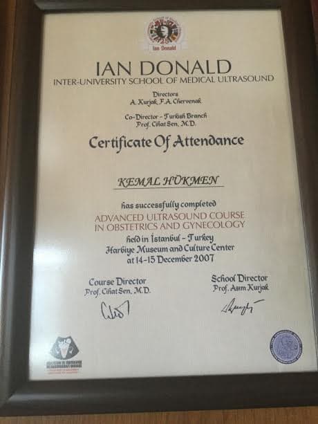 Certificate of Attendance