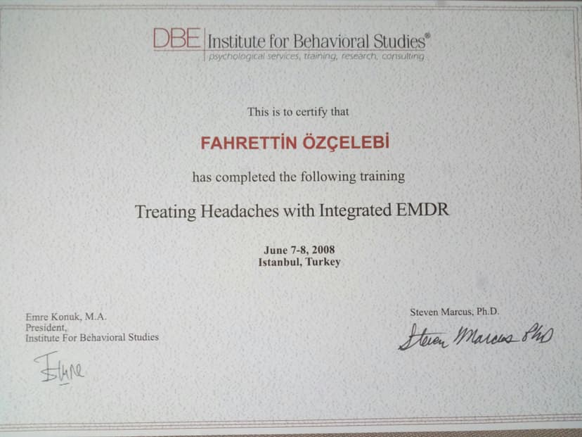 EMDR Terapi İle Migren ve Fibromiyalji