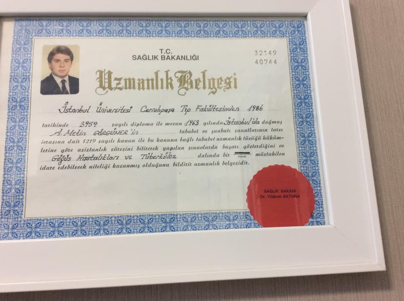 Uzmanlık Belgesi
