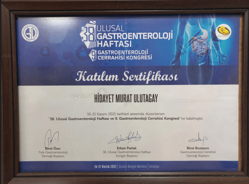 38. ULUSAL GASTROENTEROLOJİ HAFTASI VE 9. GASTROENTEROLOJİ CERRAHİSİ KONGRESİ