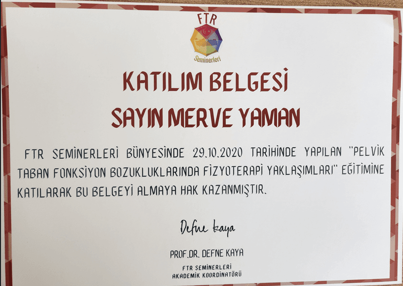 FTR SEMİNERLERİ BÜNYESİNDE